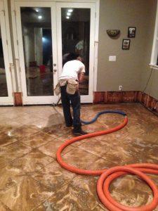 Floor Tile Cleaning Remove Mildew Steam Clean